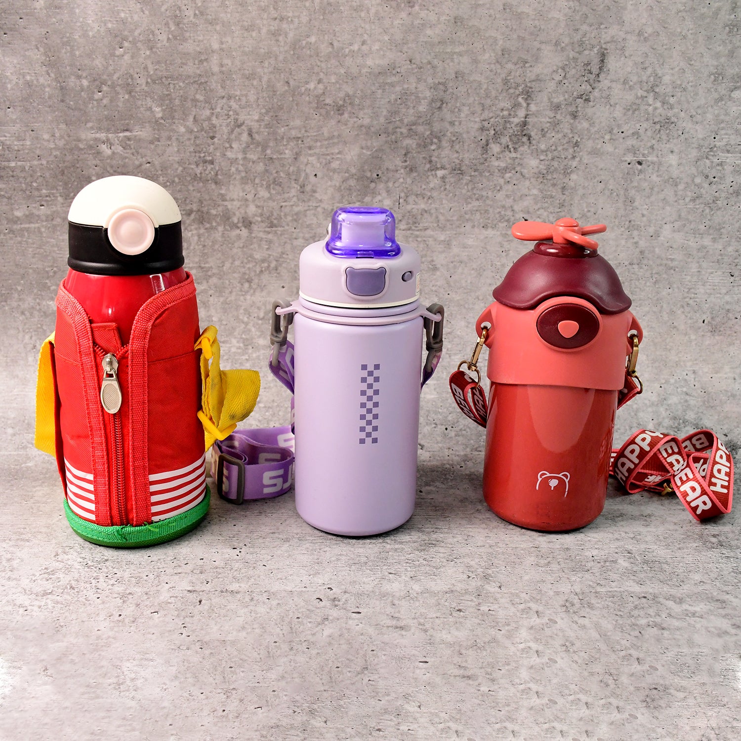 Stainless Steel Water Bottles 500 Ml Approx (Mix Design  Color  1 Pc)