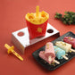 French Fries Shape Ice Popsicle Mould Set Reusable Kulfi Ice Cream Maker (3 Mold)